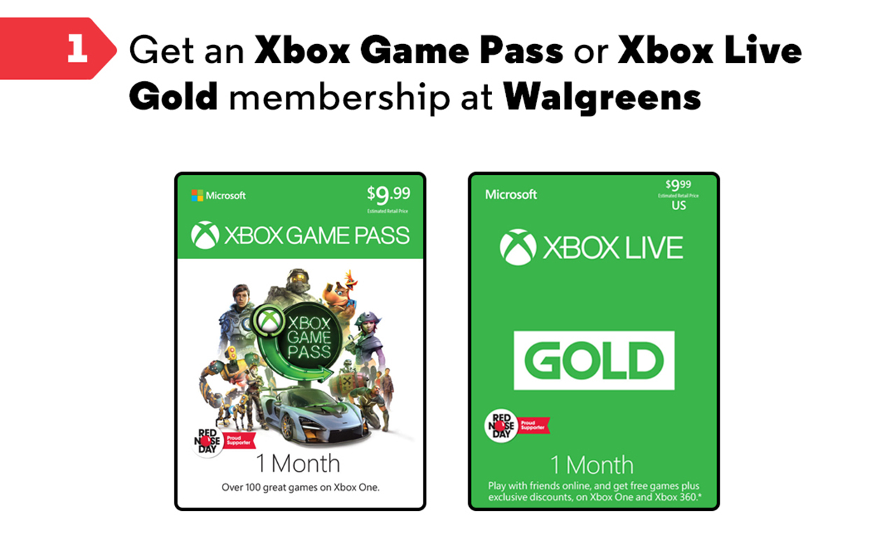 Xbox live gold walgreens new arrivals